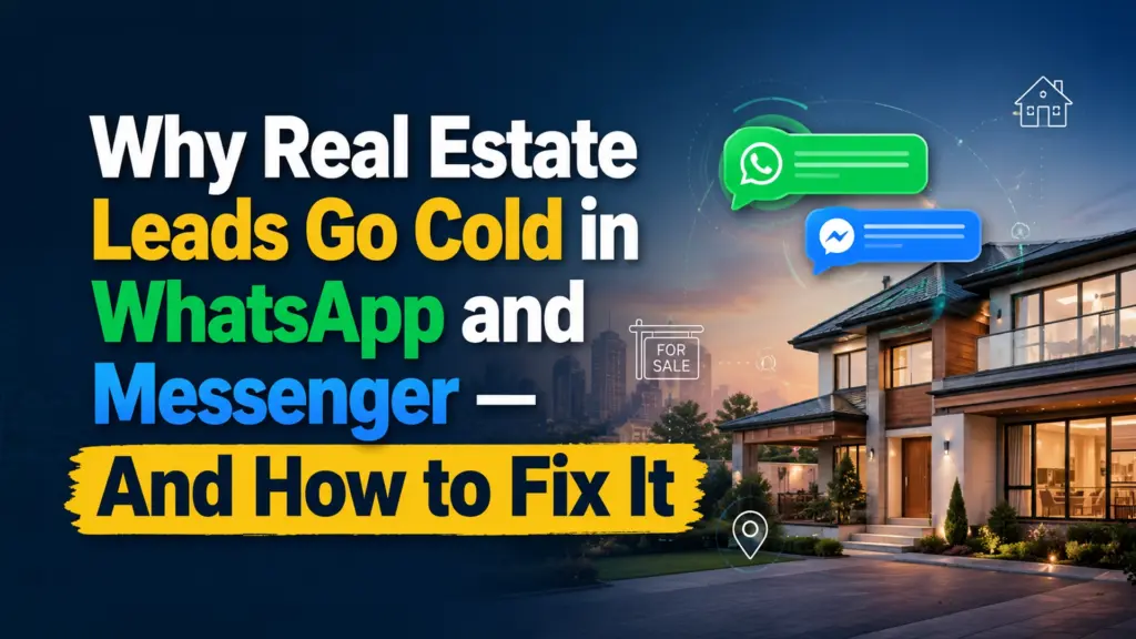 Why Real Estate Leads Go Cold in WhatsApp and Messenger