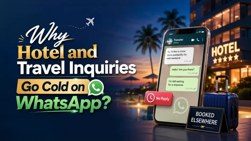 Why Hotel and Travel Inquiries Go Cold on WhatsApp?