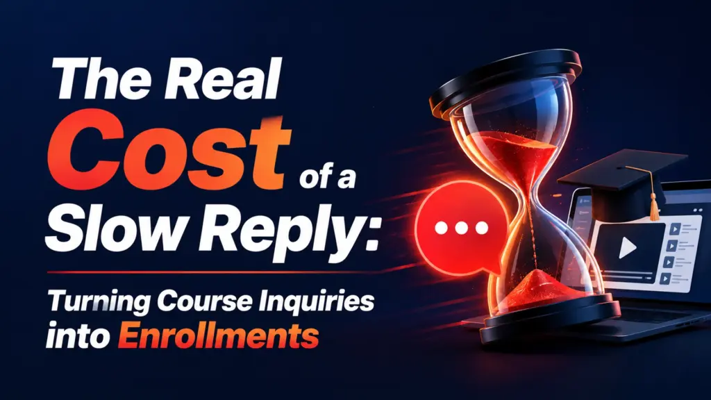 The Real Cost of a Slow Reply: Turning Course Inquiries into Enrollments